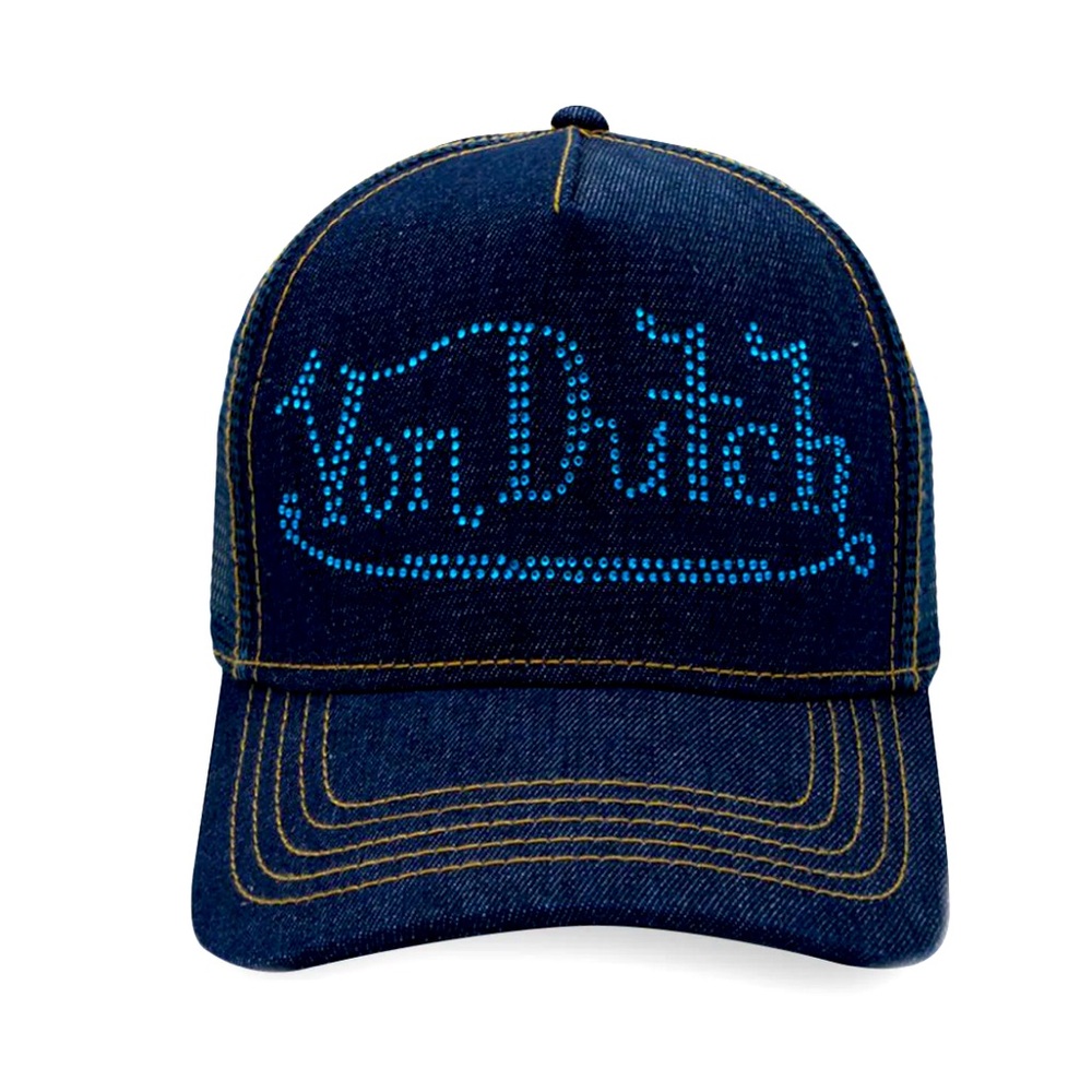 Von Dutch Navy Stone Denim Trucker | NWT | World Famous | UNISEX
